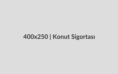 Konut Sigortası